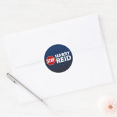 Stopp Harry Reid Runder Aufkleber (Umschlag)