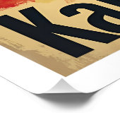 Stopp Kamunism Harris Walz 2024 Comrade Kamala Poster (Ecke)