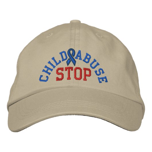 STOPP KINDERMISSBRAUCHSkappe durch SRF Bestickte Baseballkappe (Vorderseite)