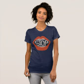 Stopp Lippen T-Shirt (Vorne ganz)