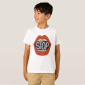 Stopp Lippen T-Shirt (Vorne ganz)