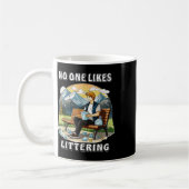 Stopp Littering Nature Protection Umwelt Pro Kaffeetasse (Links)