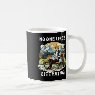 Stopp Littering Nature Protection Umwelt Pro Kaffeetasse