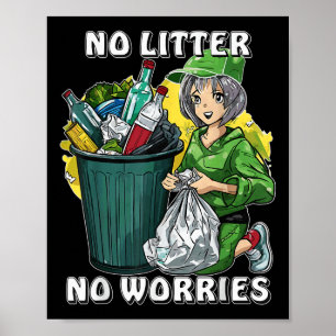 Stopp Littering Nature Protection Umwelt Pro Poster