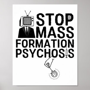Stopp M Formationspsychose Anti Vax Psychologie Poster