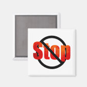 Stopp Magnet (Vorderseite/Rückseite)