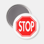 Stopp Magnet (Vorderseite/Rückseite)
