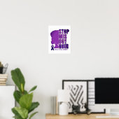 STOPP MISOGYNOIR Gewalt Poster (Heimbüro)
