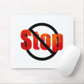 Stopp Mousepad (Mit Mouse)