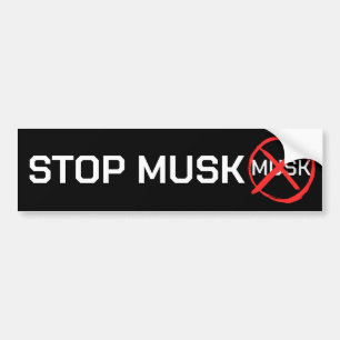 STOPP MUSK! AUTOAUFKLEBER