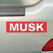 STOPP MUSK AUTOAUFKLEBER (Auf Auto)