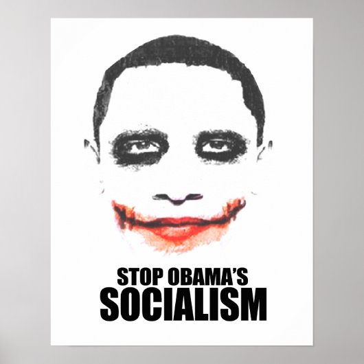 STOPP OBAMA SOZIALISMUS POSTER (Vorne)