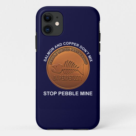 Stopp Pebble Mine - Pebble Mine Penny Case-Mate iPhone Hülle (Rückseite)