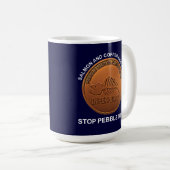Stopp Pebble Mine - Pebble Mine Penny Kaffeetasse (VorderseiteRechts)