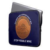 Stopp Pebble Mine - Pebble Mine Penny Laptopschutzhülle (Vorderseite Links)