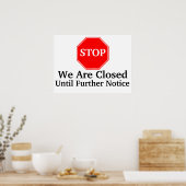 Stopp Poster (Küche)