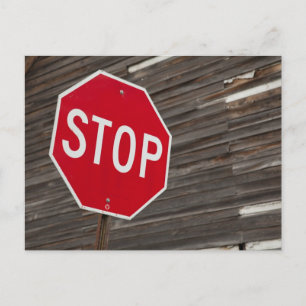 Stopp Postkarte