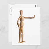 Stopp Postkarte (Vorne/Hinten)