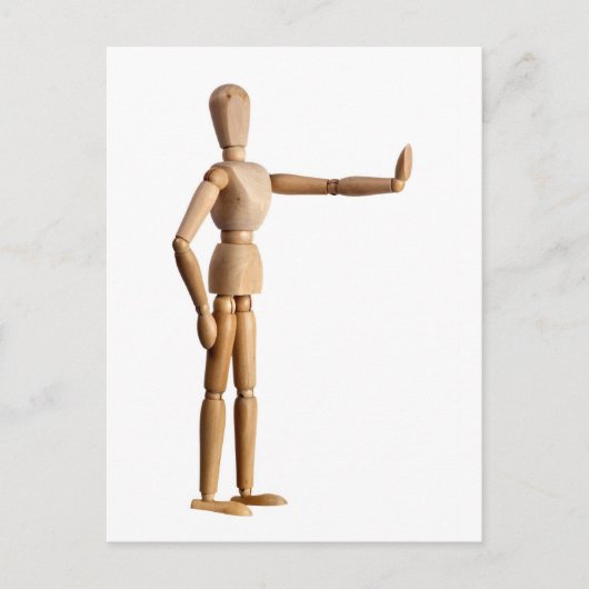 Stopp Postkarte (Vorderseite)