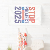Stopp Project 2025 Trump American Patroitic Banner (Insitu)
