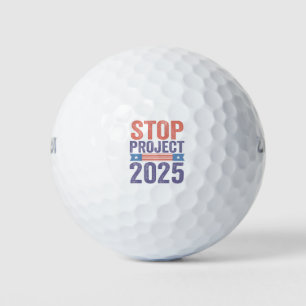 Stopp Project 2025 Trump American Patroitic Golfball
