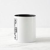 Stopp Project 2025 Trump Harris American Patroitic Tasse (Zentrum)