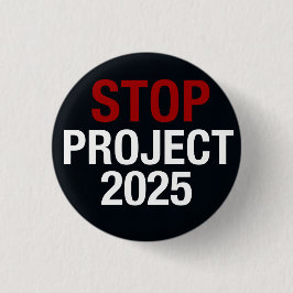 STOPP-Projekt 2025 Rette DEMOKRATIE, DEMOKRATIE AB Button
