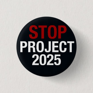 STOPP-Projekt 2025 Rette DEMOKRATIE, DEMOKRATIE AB Button