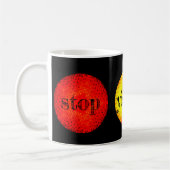 Stopp-Rendite Kaffeetasse (Links)