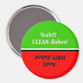 Stopp/Rot/grüne Geschirrspülmaschine Magnet (Vorderseite/Rückseite)