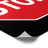 Stopp Schild Gift Novelty Road Schilder Halloween (Ecke)