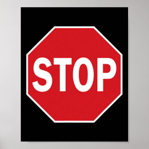 Stopp Schild Gift Novelty Road Schilder Halloween