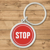 STOPP-Schlüsselanhänger