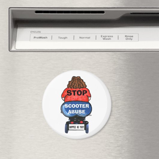 STOPP SCOOTER ABUSE-Magnete Magnet (In Situ (Geschirrspüler))