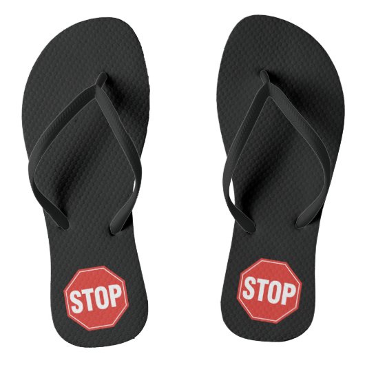 STOPP-Signatur Badesandalen (Fußbett)