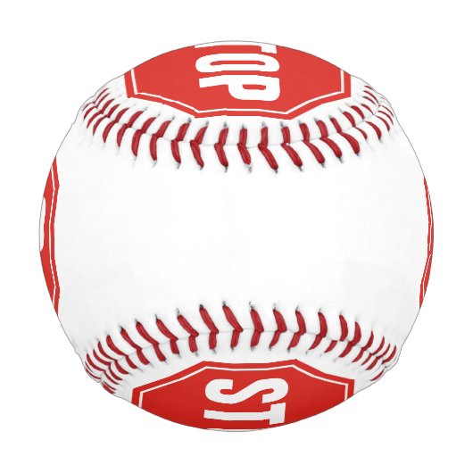 STOPP-Signatur Baseball (Vorderseite)