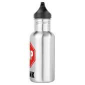 STOPP-Signatur Edelstahlflasche (Rechts)