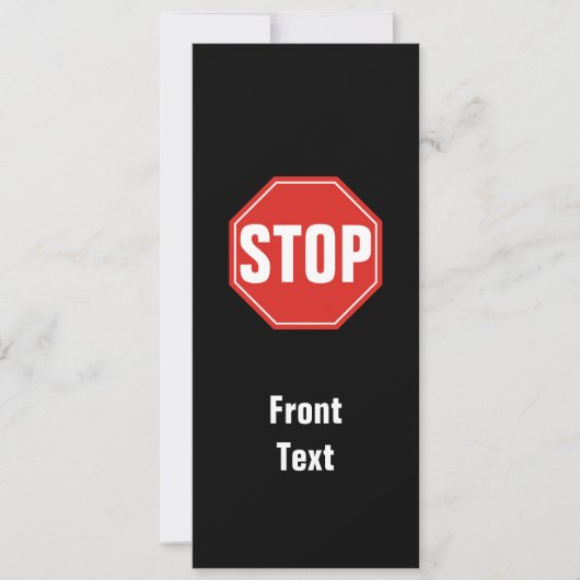 STOPP-Signatur Einladung (Vorderseite)