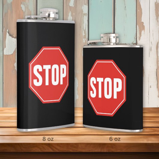 STOPP-Signatur Flachmann