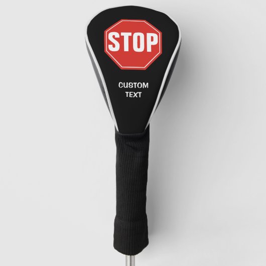 STOPP-Signatur Golf Headcover (Vorderseite)