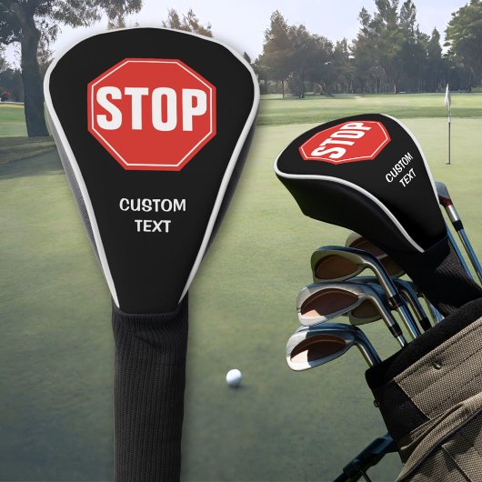 STOPP-Signatur Golf Headcover