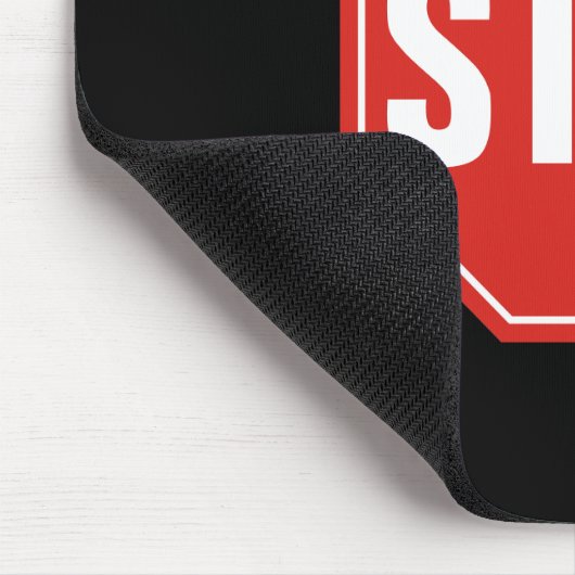 STOPP-Signatur Mousepad (Ecke)
