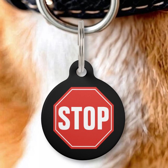 STOPP-Signatur PID-Tag Haustiermarke (Von Creator hochgeladen)
