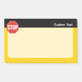 STOPP-Signatur Post-it Klebezettel (Vorderseite)