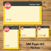 STOPP-Signatur Post-it Klebezettel
