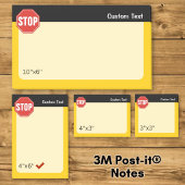 STOPP-Signatur Post-it Klebezettel