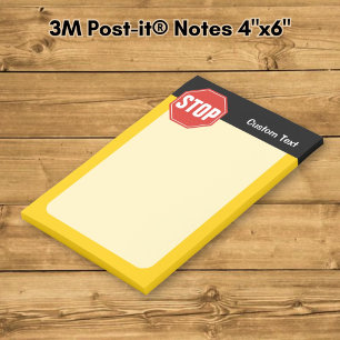 STOPP-Signatur Post-it Klebezettel