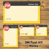 STOPP-Signatur Post-it Klebezettel