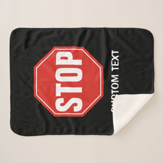 STOPP-Signatur Sherpadecke (Vorderseite (Horizontal))