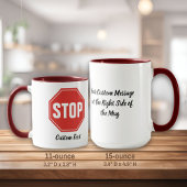 STOPP-Signatur Tasse
